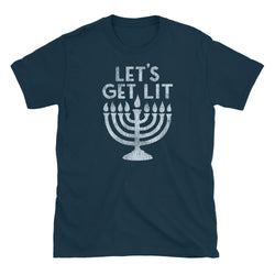 Let's Get Lit Menorah T-Shirt