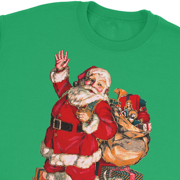 Santa Waving Sweatshirt