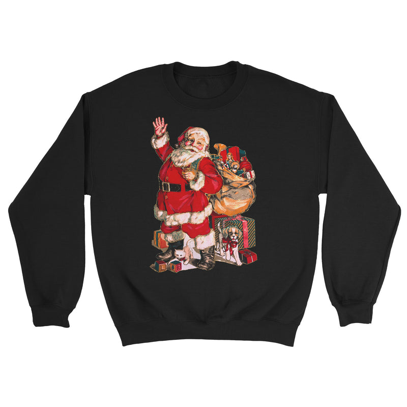 Santa Waving Sweatshirt