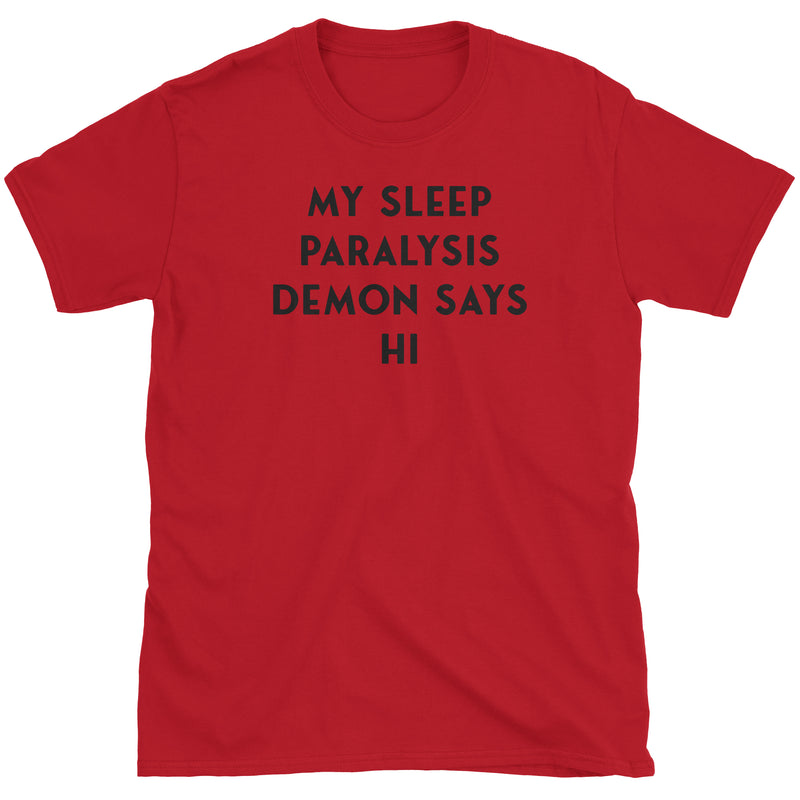 My Sleep Paralysis Demon Says Hi T-Shirt