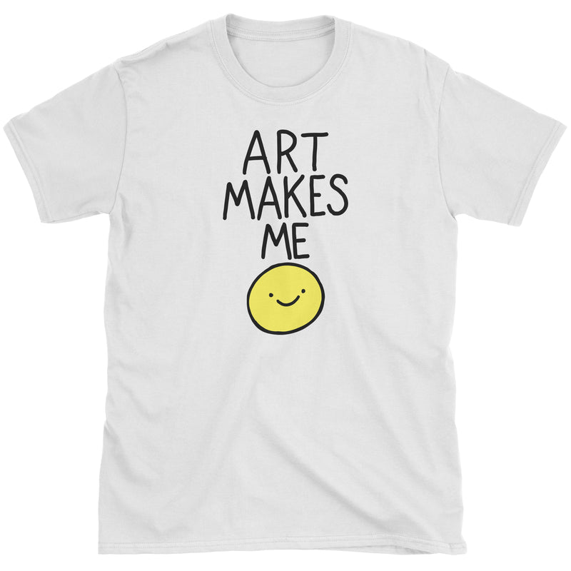 Art Makes Me Smile T-Shirt