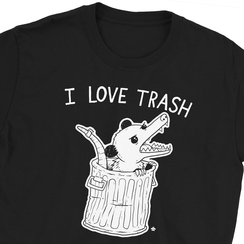I Love Trash Possum Long Sleeve Shirt