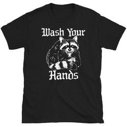 Wash Your Hands Raccoon T-Shirt