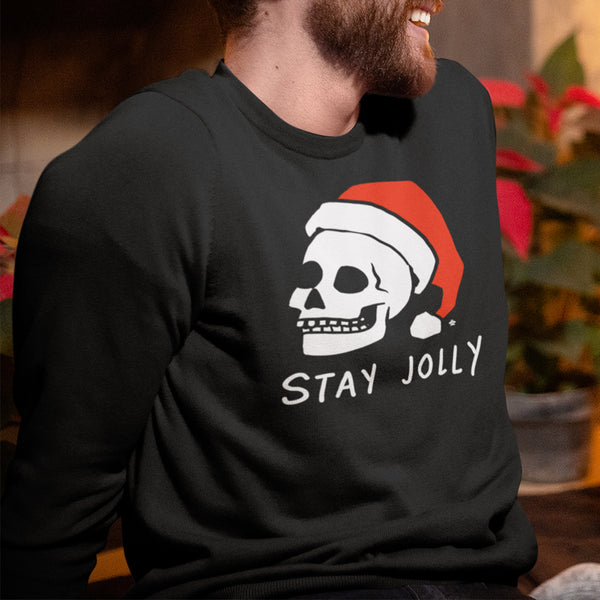 Stay Jolly Christmas Skull Sweatshirt