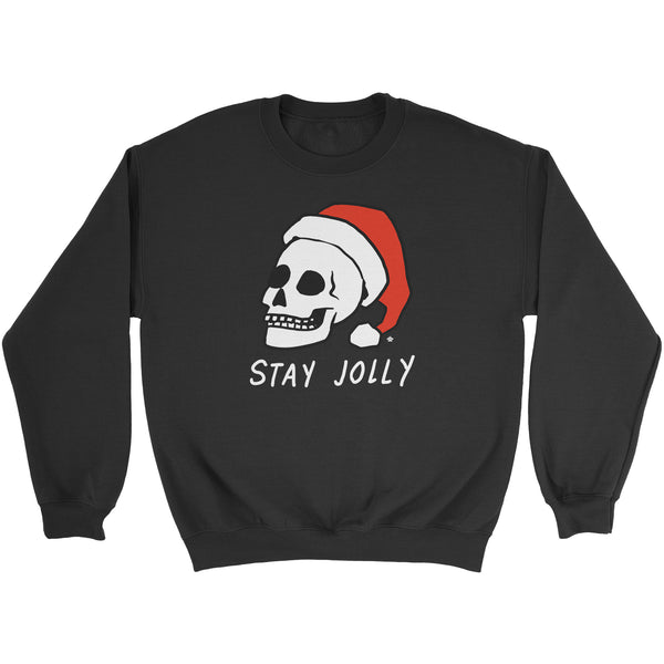 Stay Jolly Christmas Skull Sweatshirt