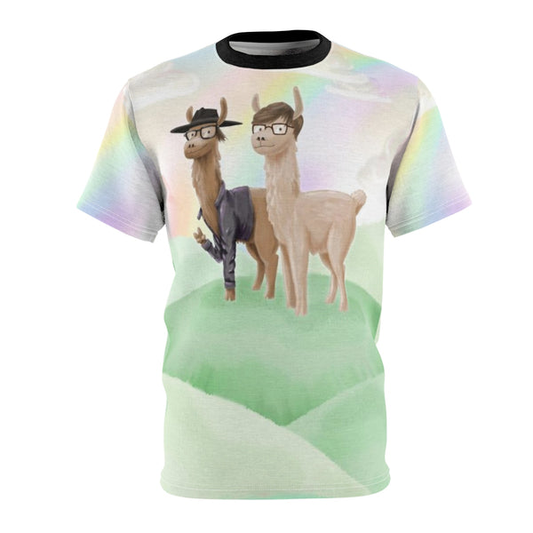 Hipster Llama T-Shirt