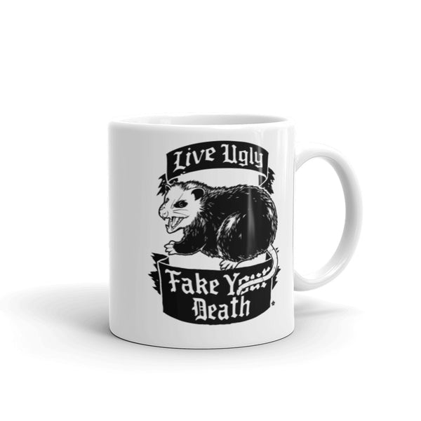 Live Ugly Fake Your Death Mug
